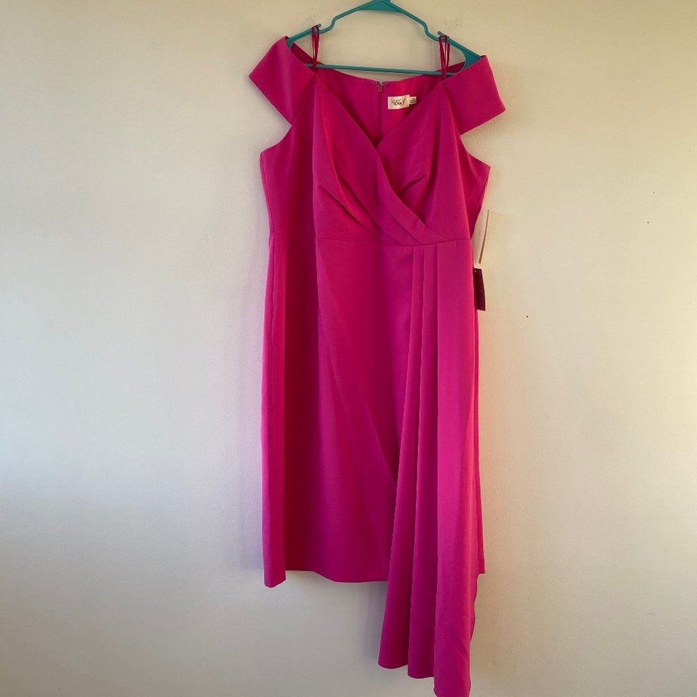 Eliza J  Pink Dress Size 14W NWT